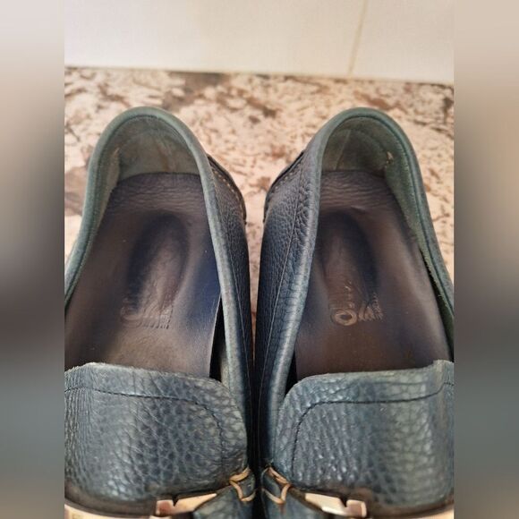 Salvatore Ferragamo lesther loafers driver size 9